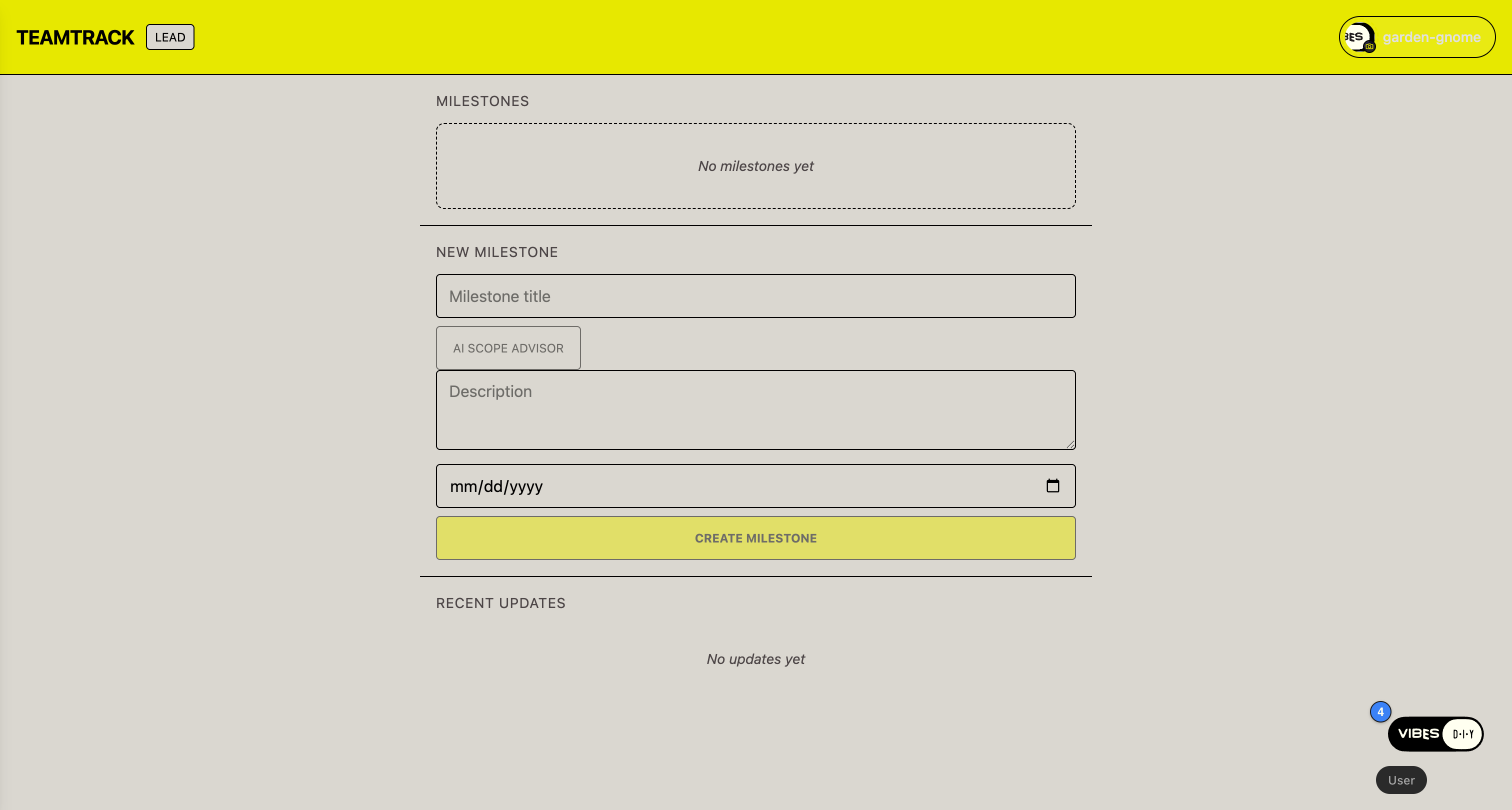A role-gated team board generated from a plain-language prompt during an eval run