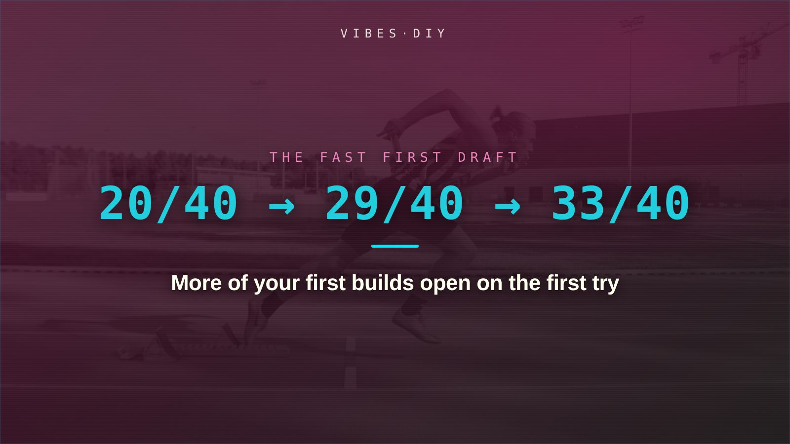 More of your first builds open on the first try